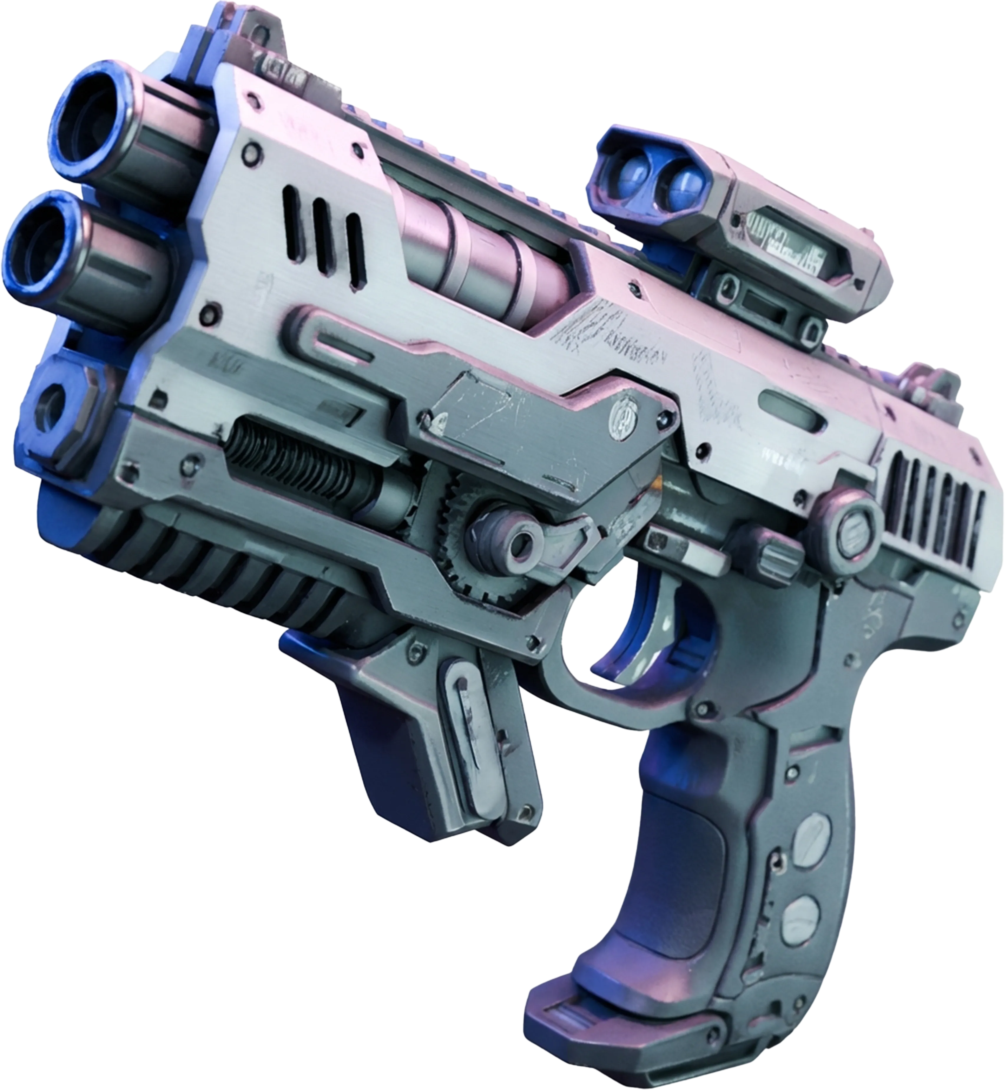 Secondary sci-fi weapon render