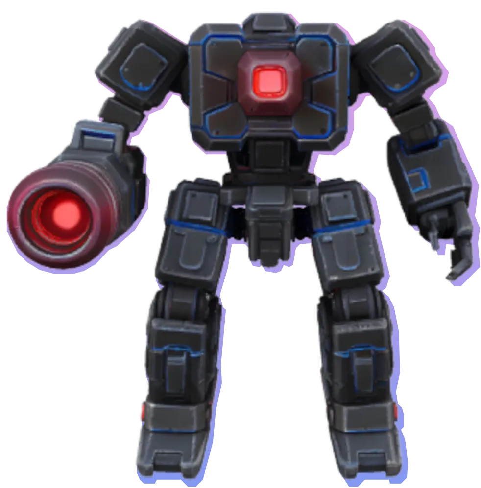 Stylized robot model