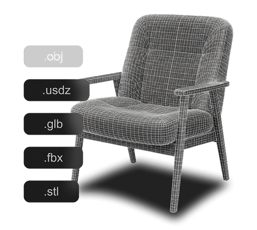 Oluşturulan metinden 3D modeli dışa aktarın